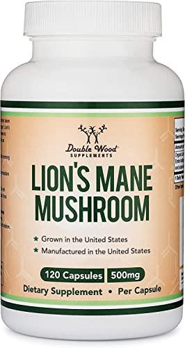 Lions Mane Supplement Mushroom Capsules by Double Wood Back to results Amazon