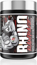 Rhino Rampage Pumped - Nitric Oxide Booster - Non-Stim Preworkout Pump Supplement - 120 Capsules
