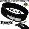 Leather Lever Heavy Duty Power Weight Lifting Belt