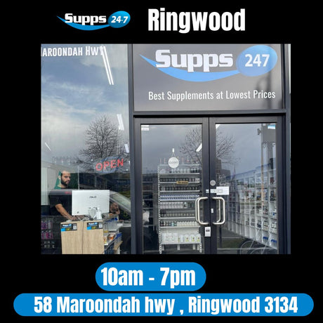 Supps247 proud to announce the opening of their new store in Ringwood