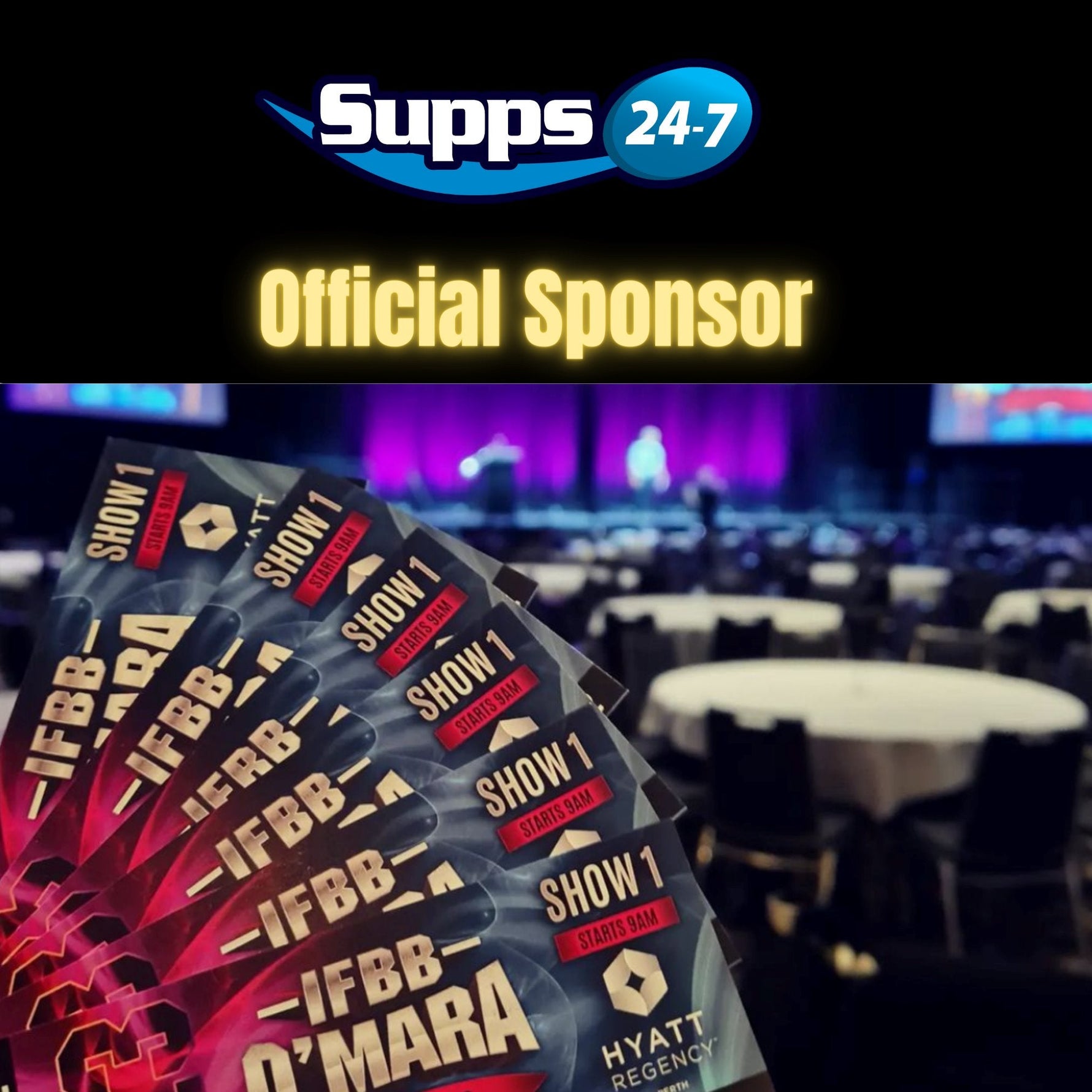 Supps247 Joins Forces with IFBB O'Mara Classic: A Fusion of Fitness Excellence.