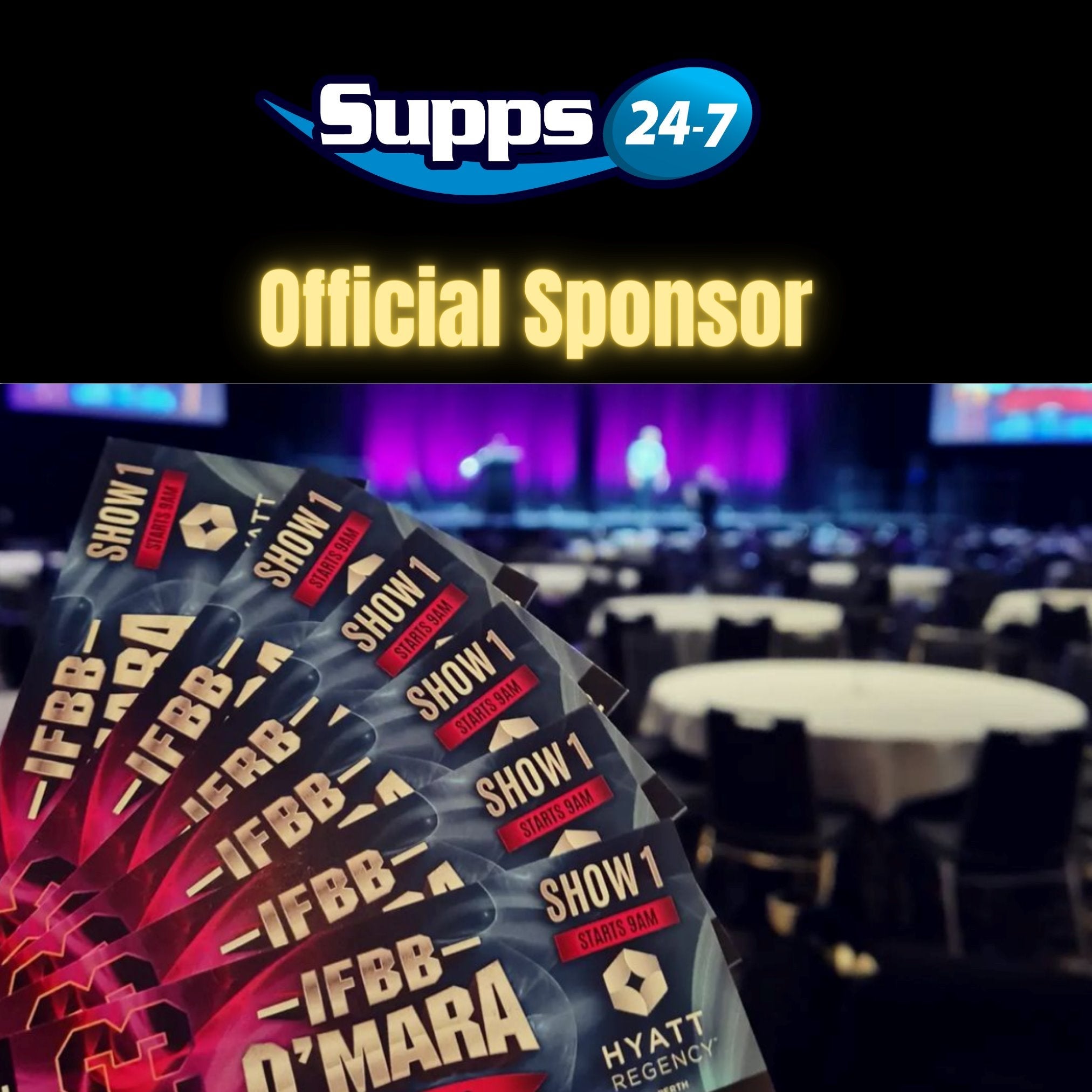 Supps247 Joins Forces with IFBB O'Mara Classic: A Fusion of Fitness Excellence.