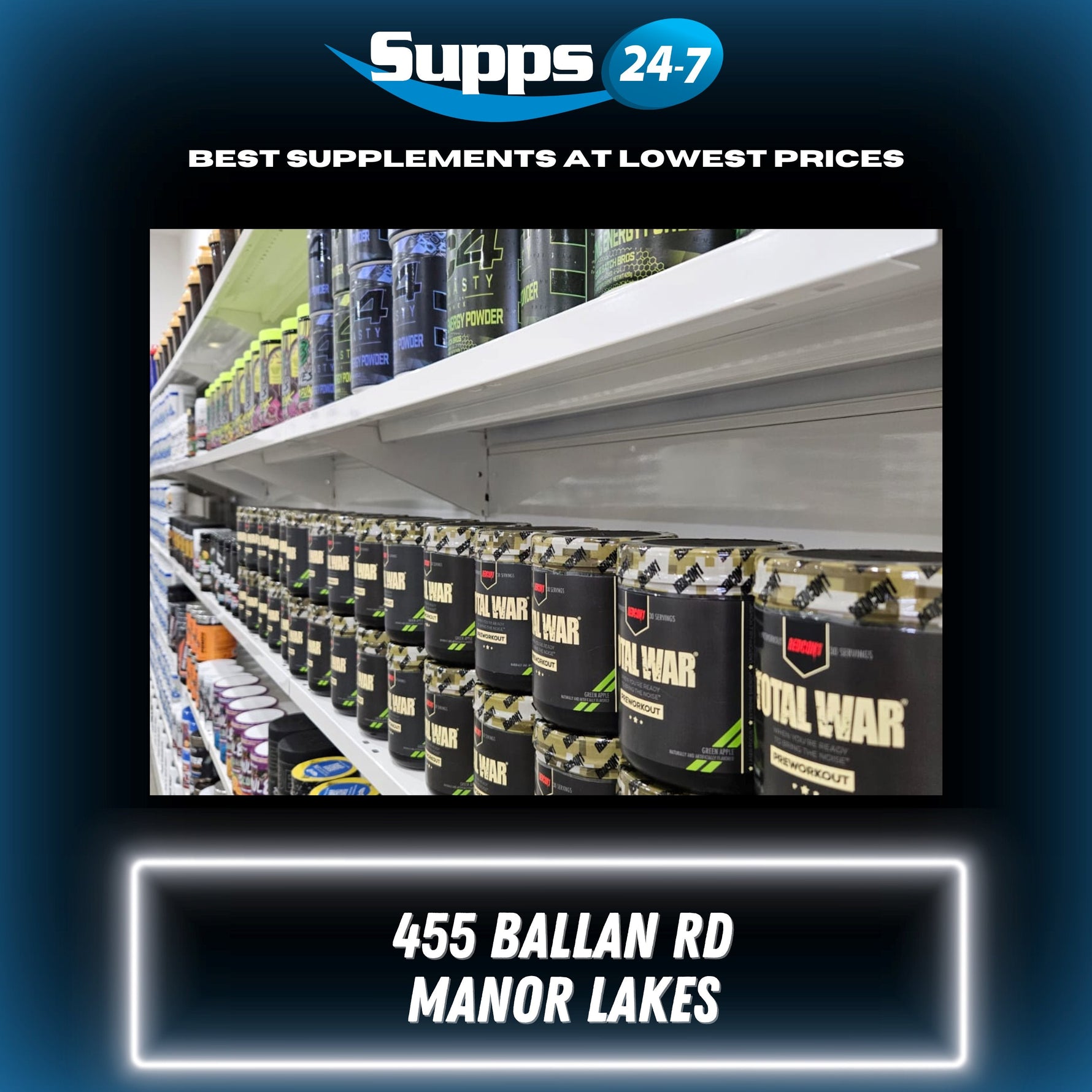 Vitamins Health supplement shop Near by Manor Lakes - Supps247.