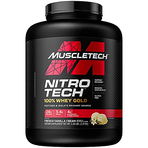Unleash Your Potential with MuscleTech Nitro Tech 100% Whey Gold.