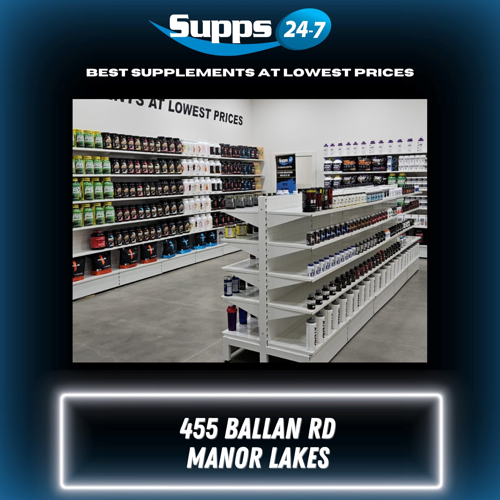 Supplement store in Manor Lakes  - supps247