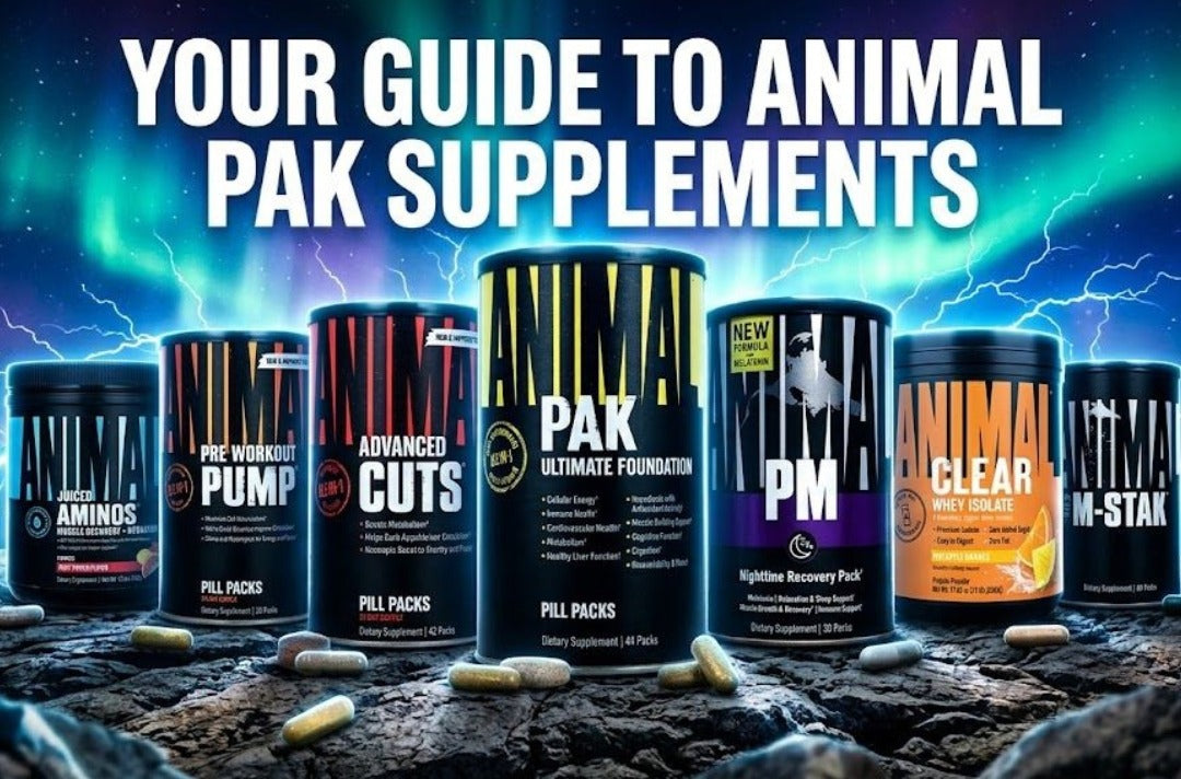 Your Guide to Animal Pak Supplements: The Complete Performance, Health & Recovery System.