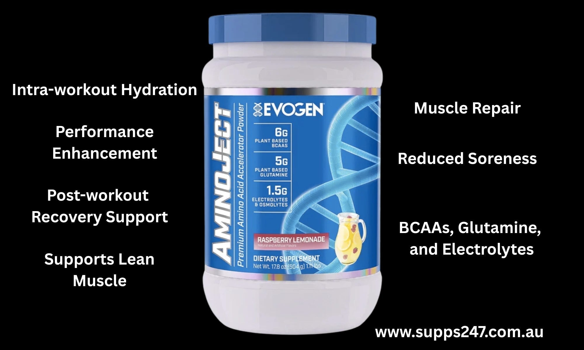 Maximize Your Workout Recovery with AminoJect BCAA by Evogen – Available at Supps247.
