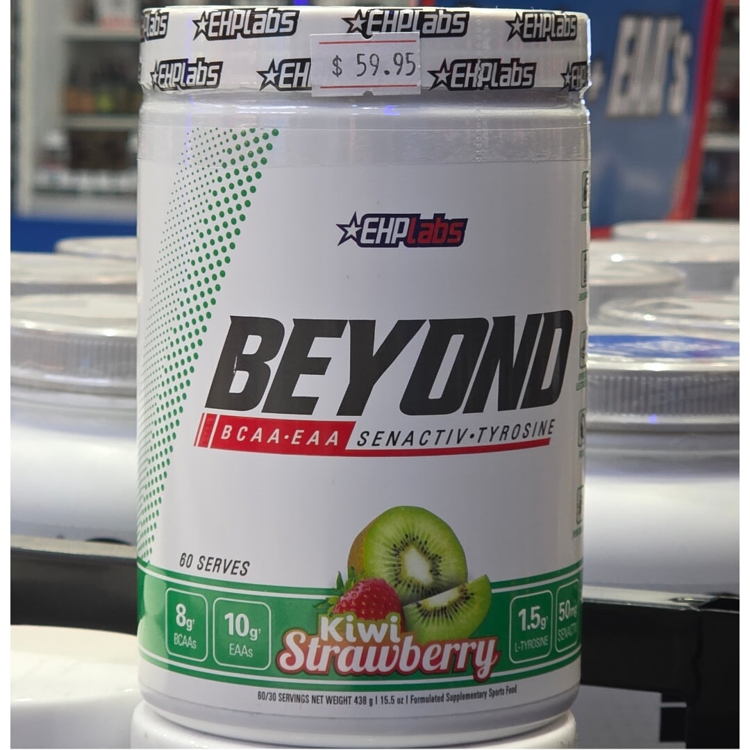 Go Beyond Your Limits with EHP Labs Beyond BCAA + EAA – Available at Supps247.