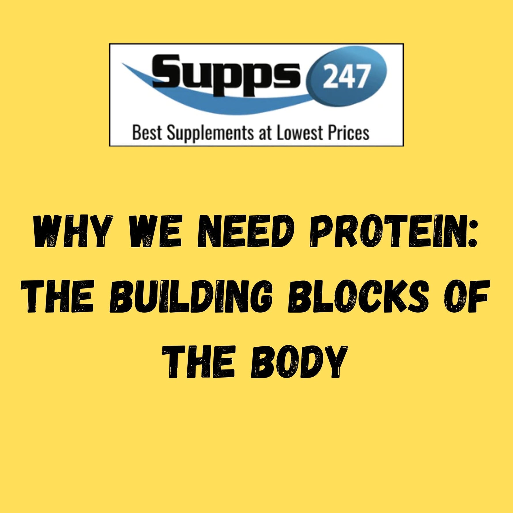 Why We Need Protein: The Building Blocks of the Body.