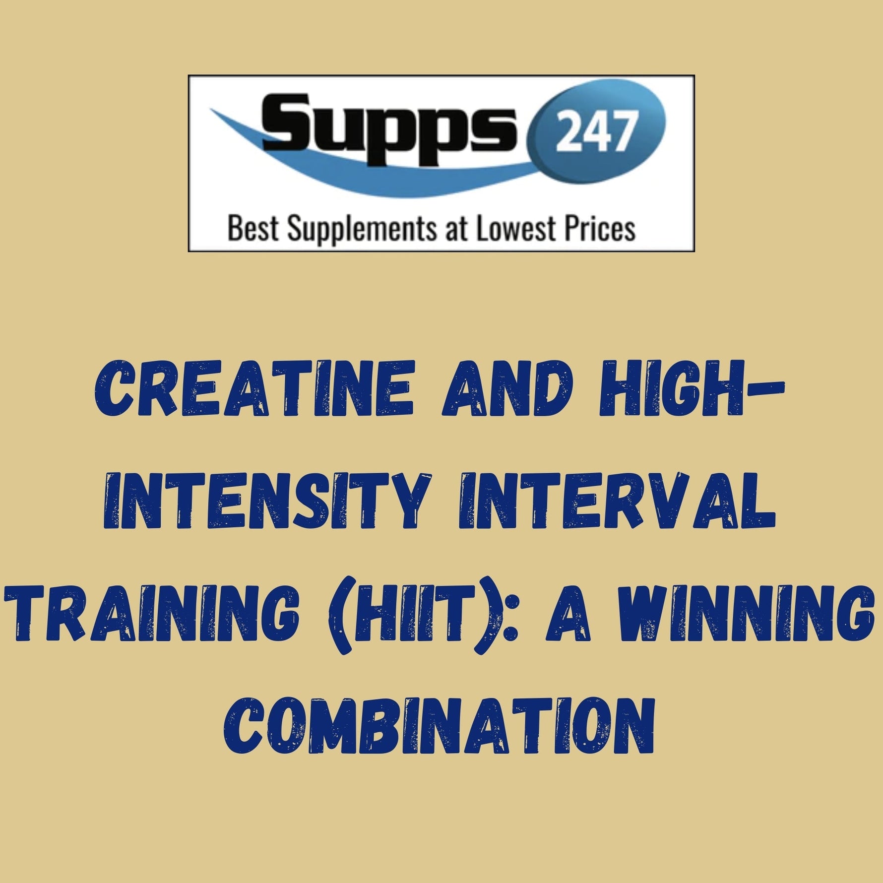 Creatine and High-Intensity Interval Training (HIIT): A Winning Combination.