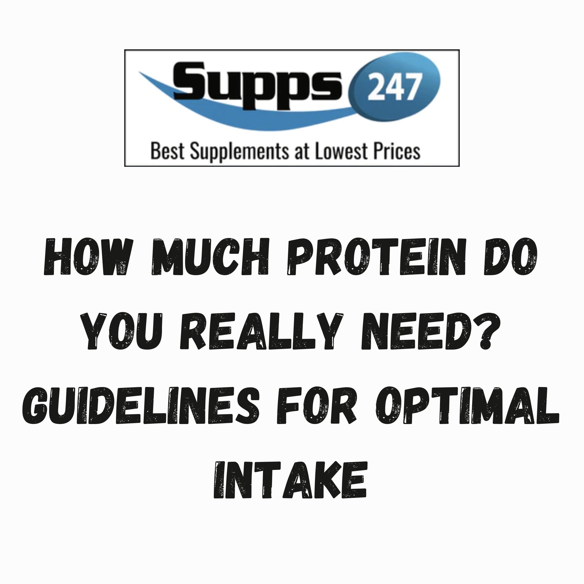 How Much Protein Do You Really Need? Guidelines for Optimal Intake.