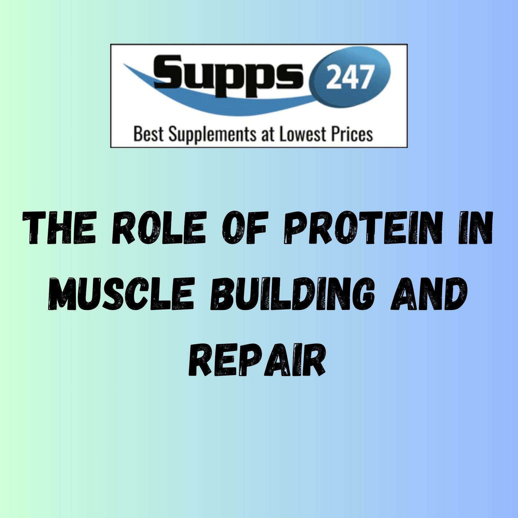 The Role of Protein in Muscle Building and Repair.