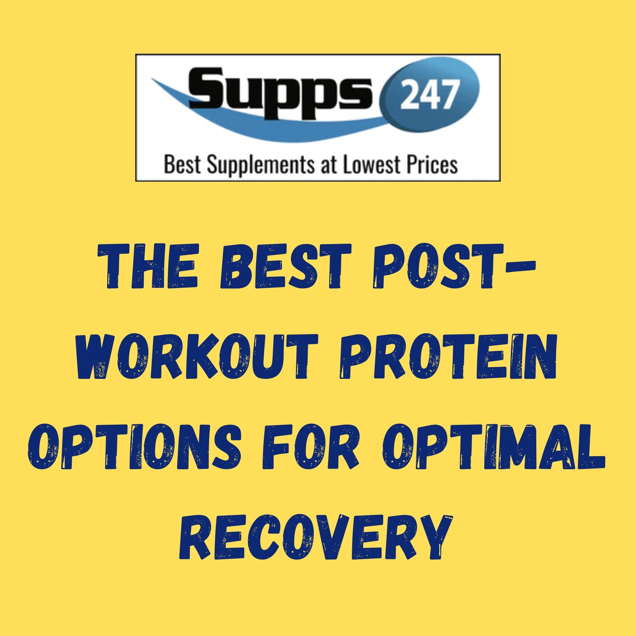 The Best Post-Workout Protein Options for Optimal Recovery.