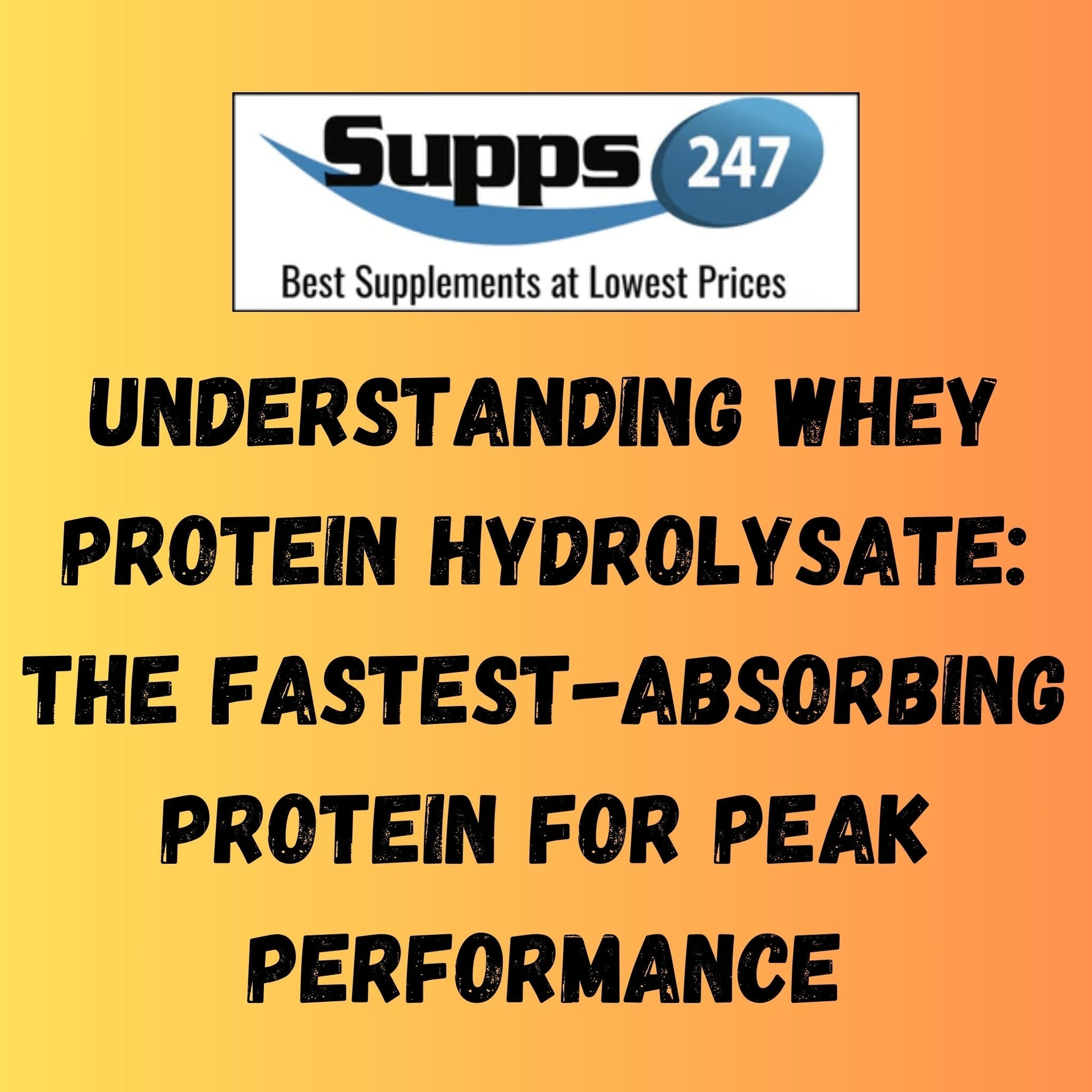 Understanding Whey Protein Hydrolysate: The Fastest-Absorbing Protein for Peak Performance.