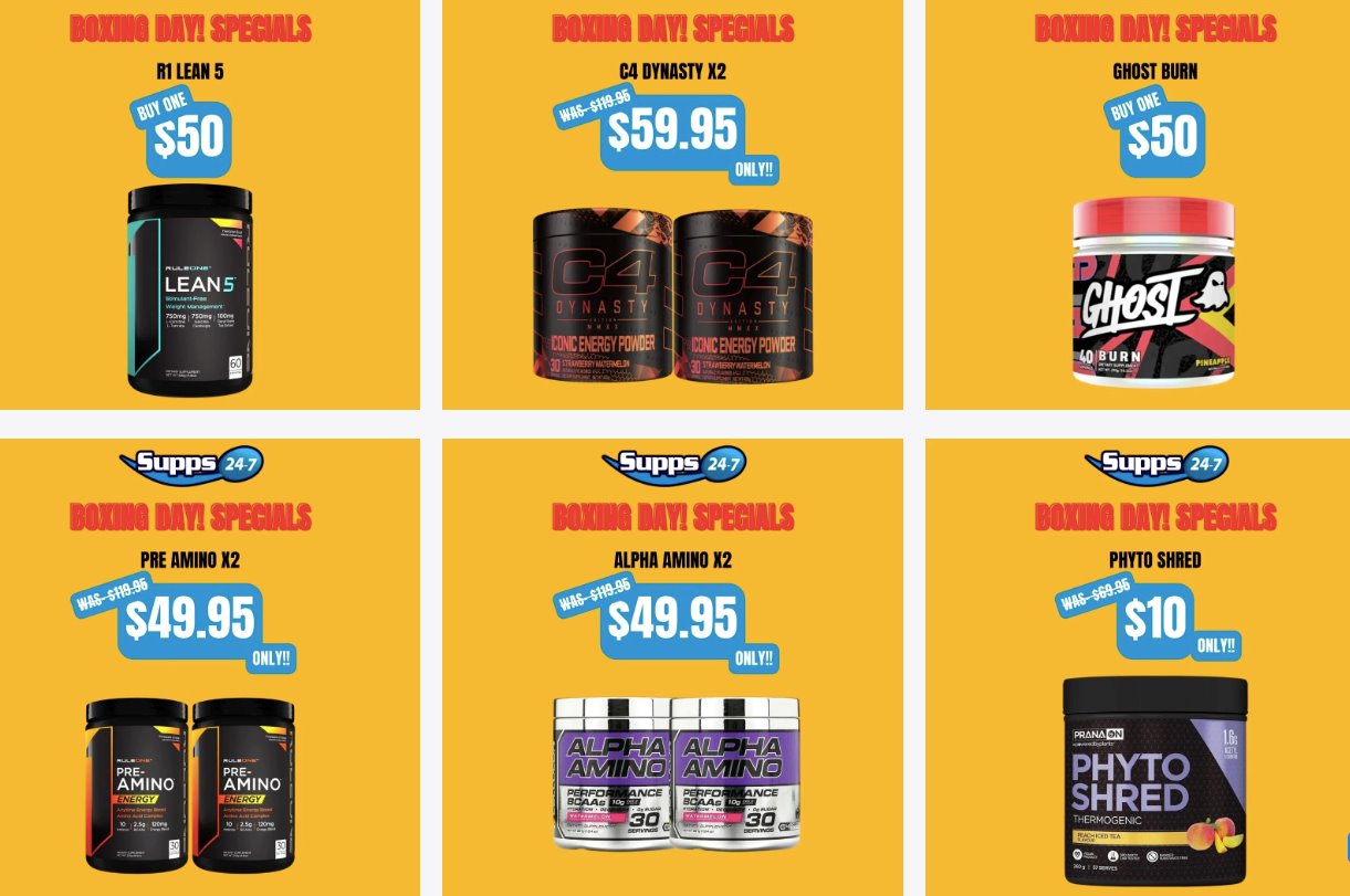 Supps247 - Boxing Day Sale