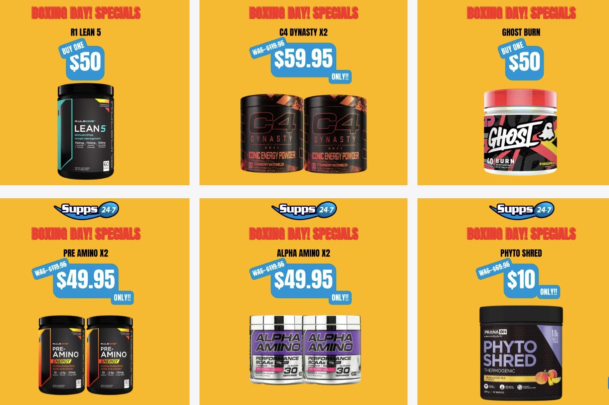Supps247 - Boxing Day Sale.