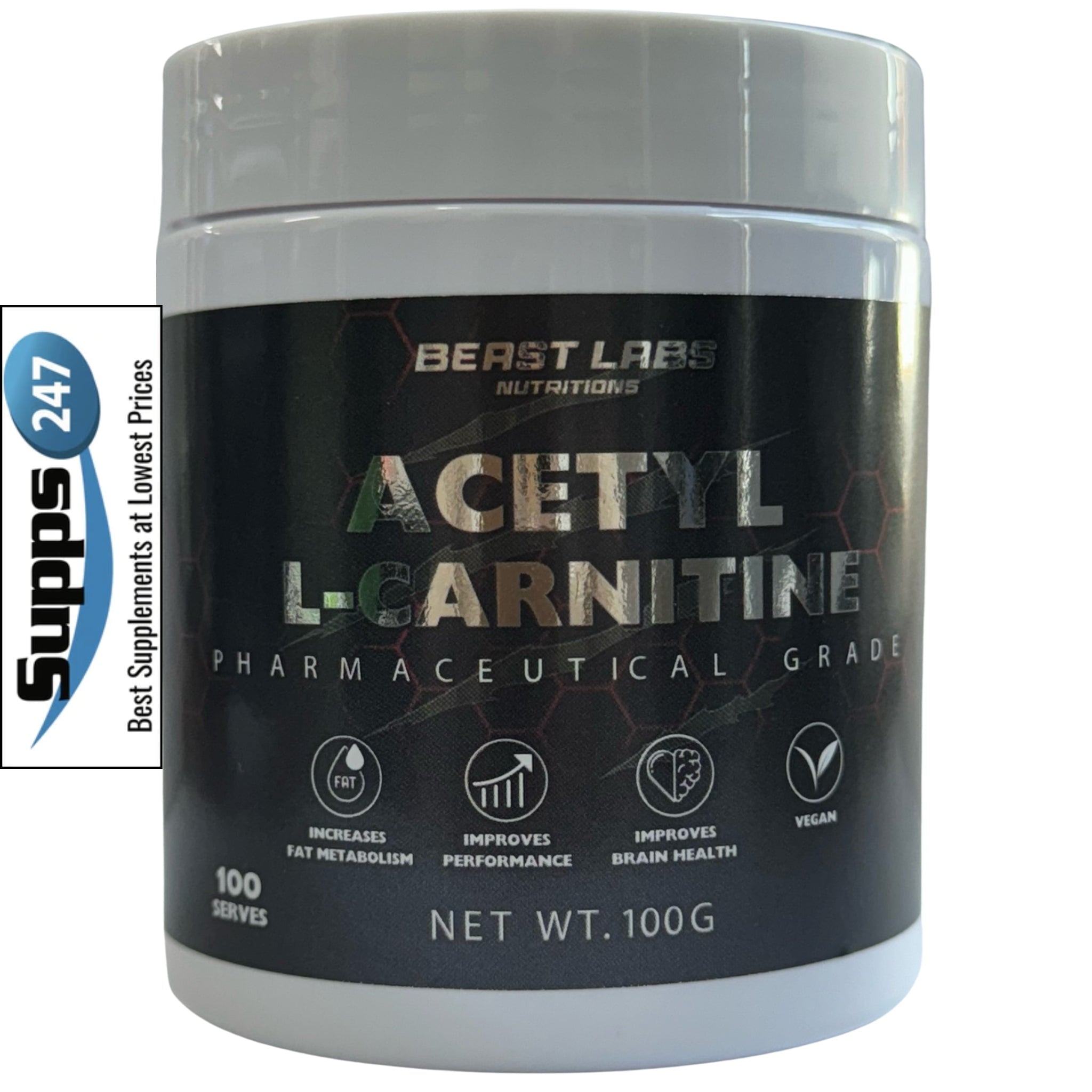 Enhance Your Performance and Brain Health with Beast Labs Nutrition Acetyl L-Carnitine: Available at Supps247