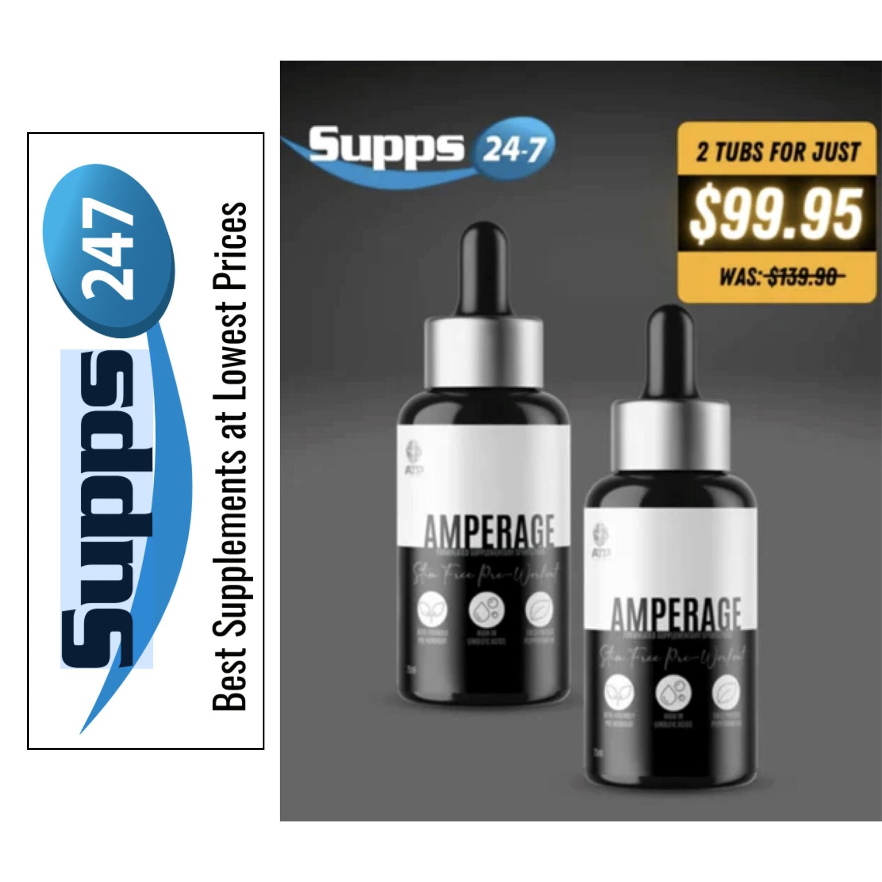 Amperage (AMP-V) by ATP Science: Unleash Your Keto-Friendly Performance Edge.