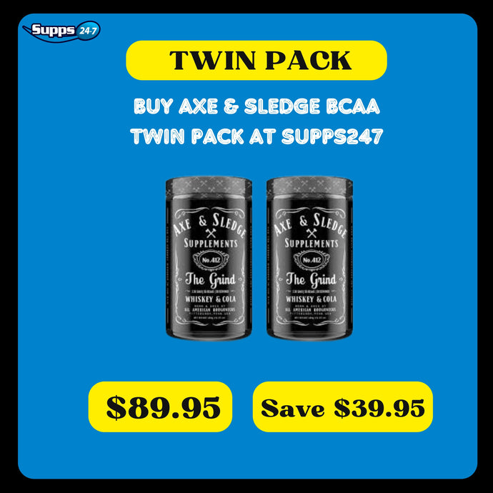 Fuel Your Recovery with The Grind by Axe & Sledge Twin Pack, Now at a Discounted Rate at Supps247