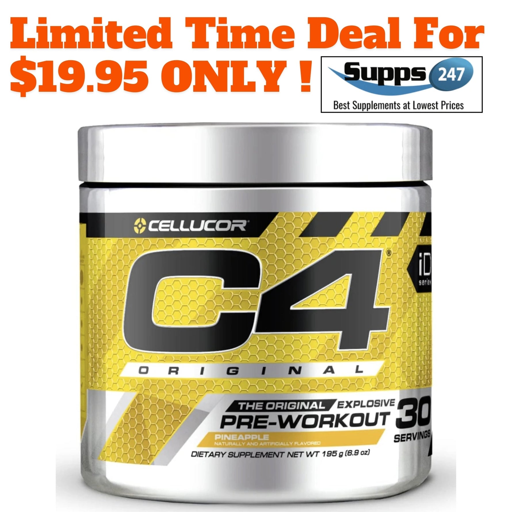 Grab the Power of C4 Original by Cellucor at an Unbeatable Price!