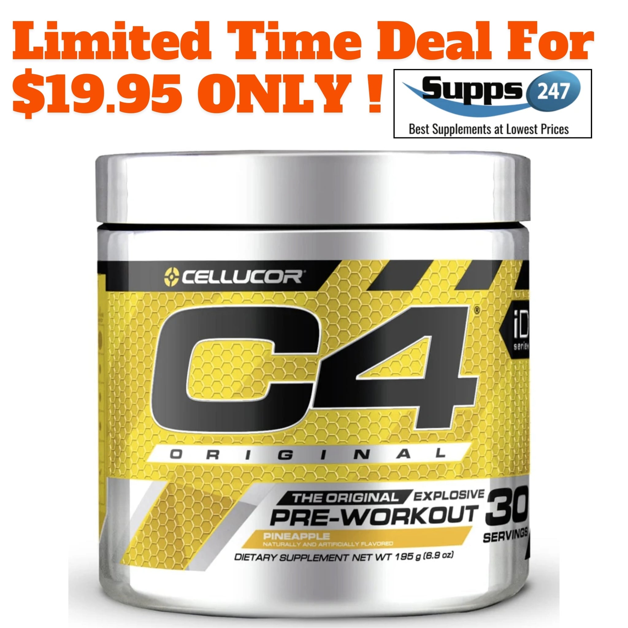 Grab the Power of C4 Original by Cellucor at an Unbeatable Price!