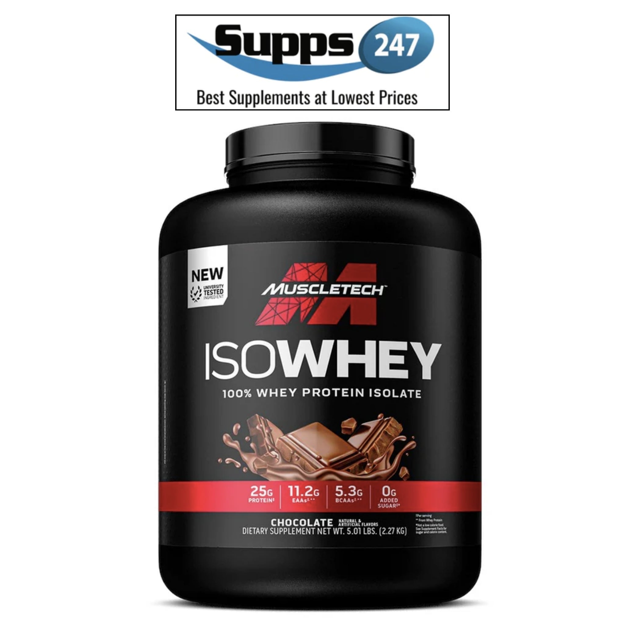 Muscletech ISO Whey at Supps247: A Protein Powerhouse.