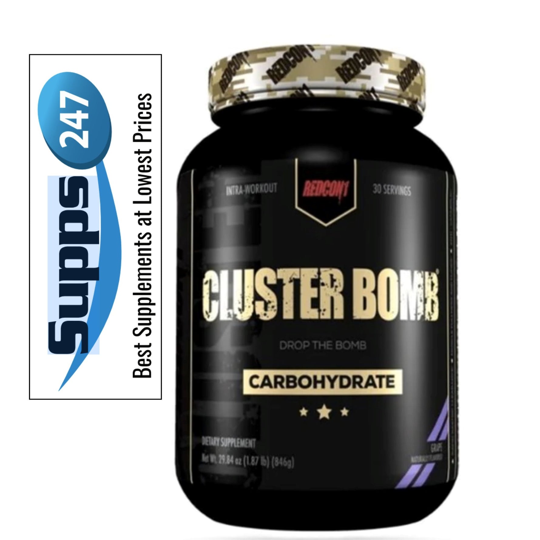 Cluster Bomb Carbohydrates by Redcon1: Essential Intra-Workout Fuel for Every Athlete.