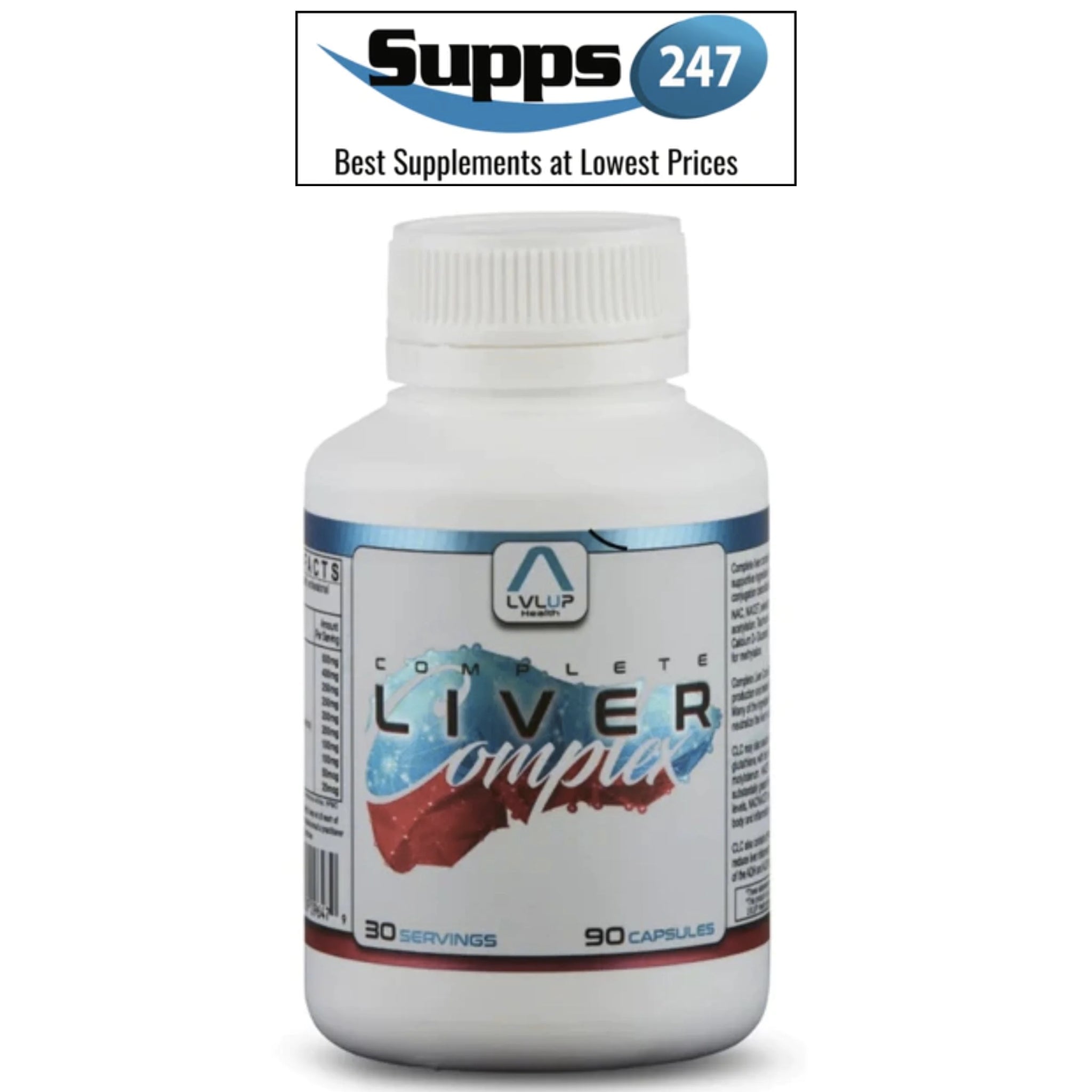 Revitalize Your Liver Health with LVLUP Health's Complete Liver Complex at Supps247.