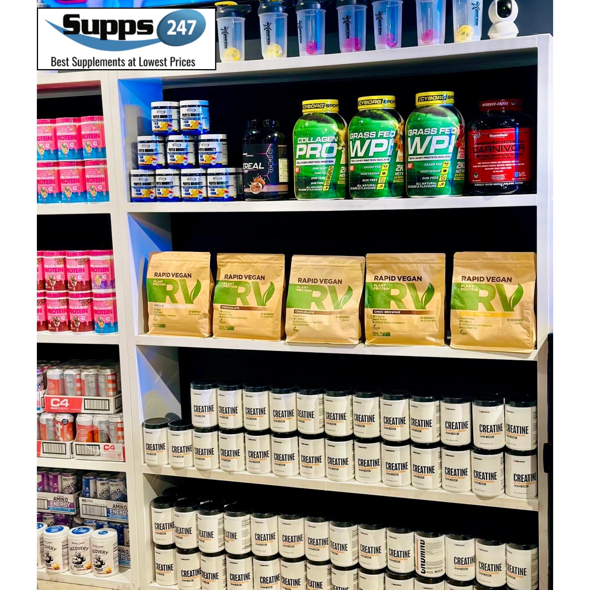 Discover the Power of Creatine Supplements at Supps247 in Craigieburn.