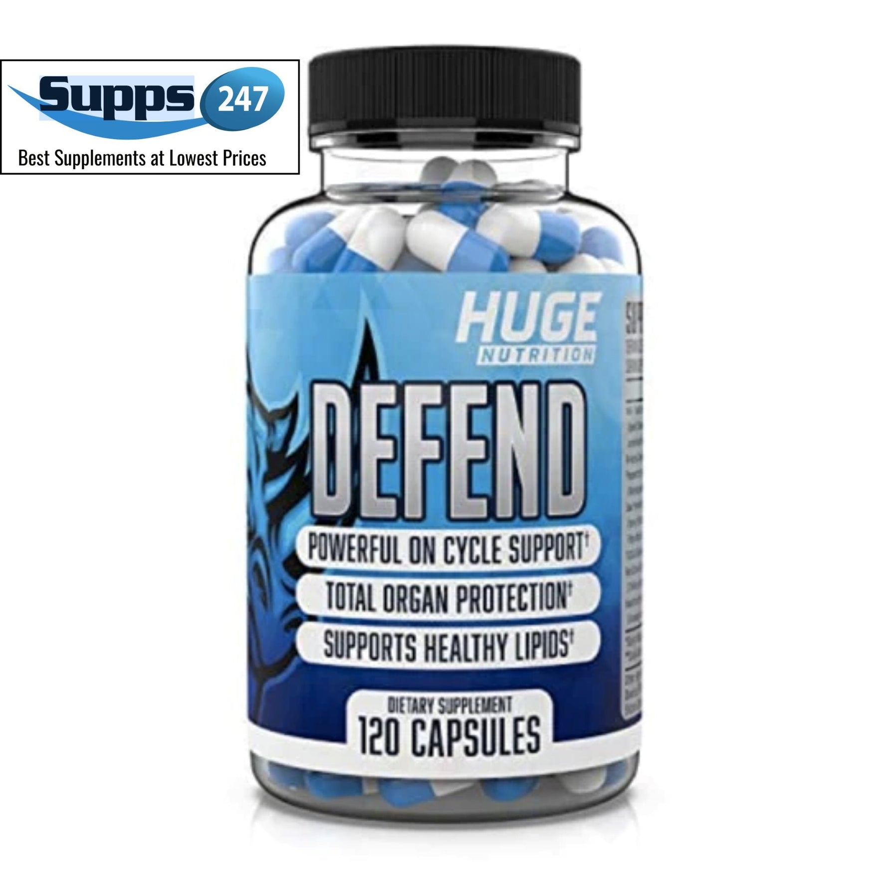 Defend Your Health with Huge Nutrition's Defend Cycle Support - Available at Supps247.