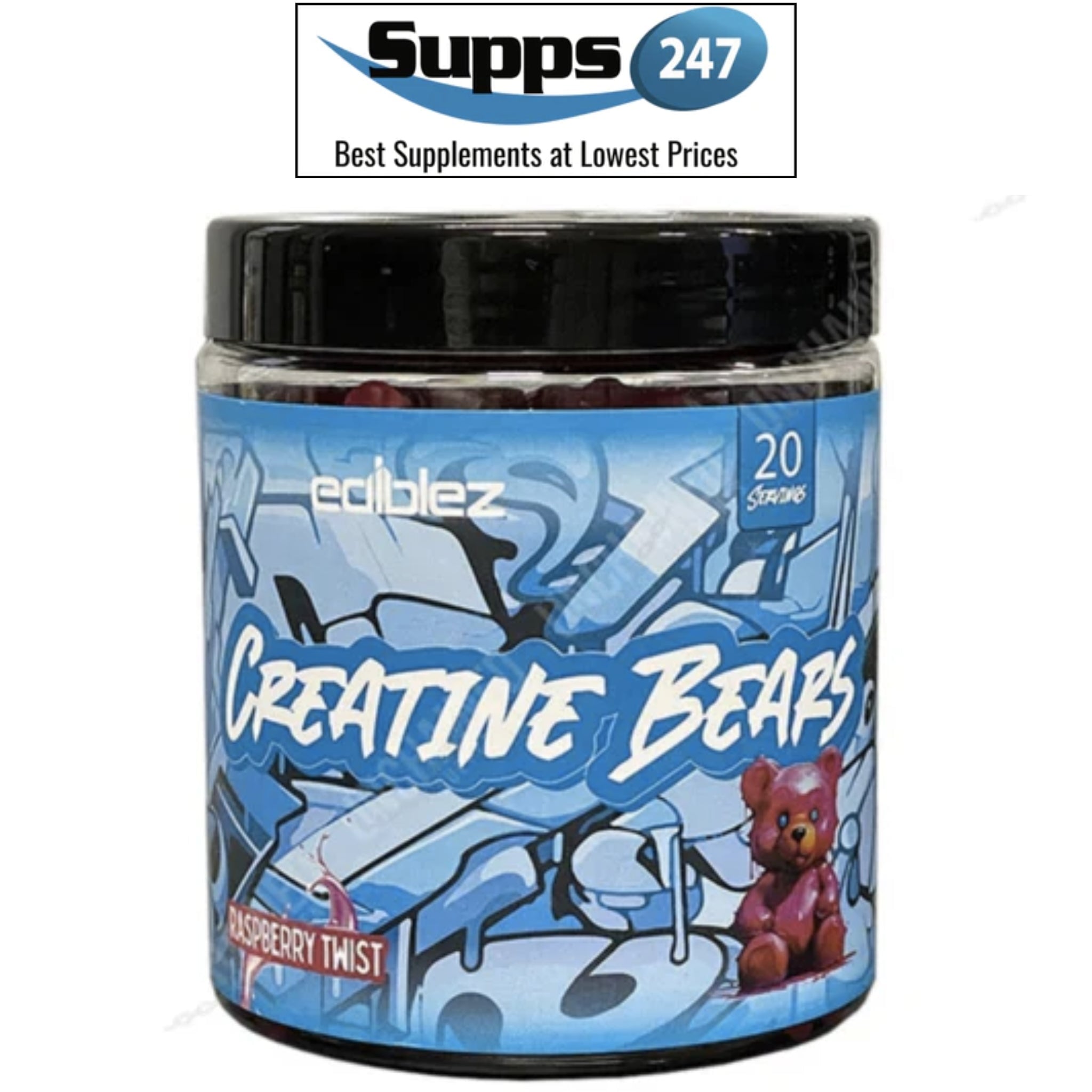 Creatine Like Never Before: Ediblez Creatine Bears Gummies Now at Supps247
