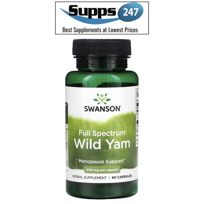 Discover the Natural Benefits of Full Spectrum Wild Yam by Swanson at Supps247