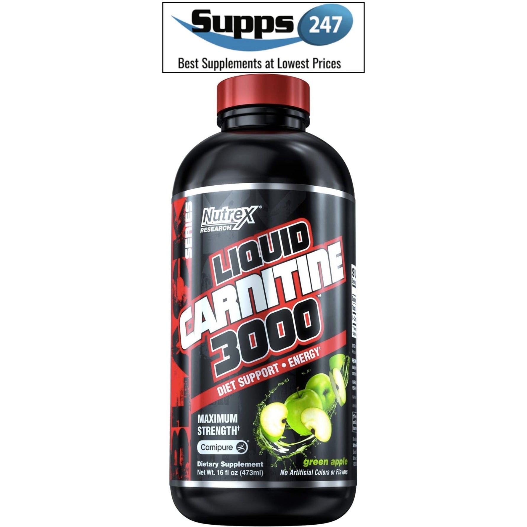 Unlock Your Fat-Burning Potential with Nutrex Liquid Carnitine 3000: Available at Supps247.