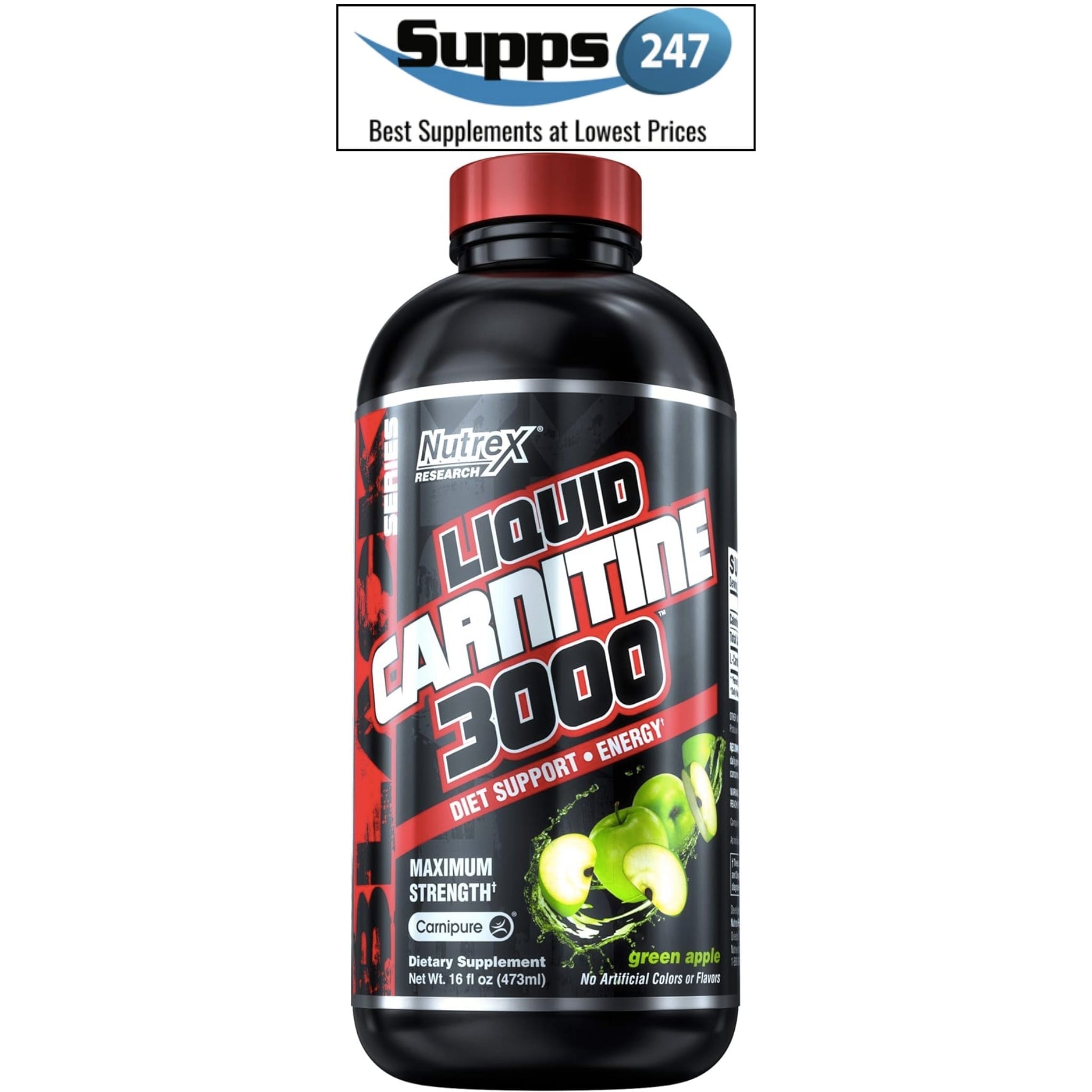 Unlock Your Fat-Burning Potential with Nutrex Liquid Carnitine 3000: Available at Supps247.