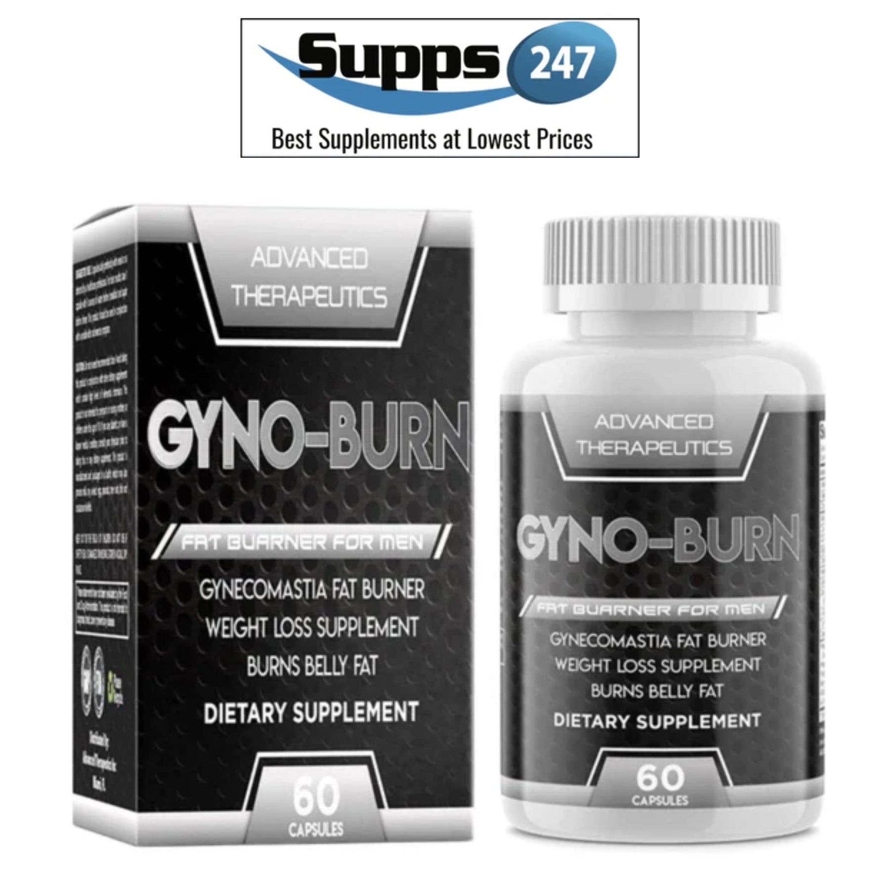 Regain Confidence with Men Gyno-Burn Gynecomastia Pills from Advanced Therapeutics, Now Available at Supps247.