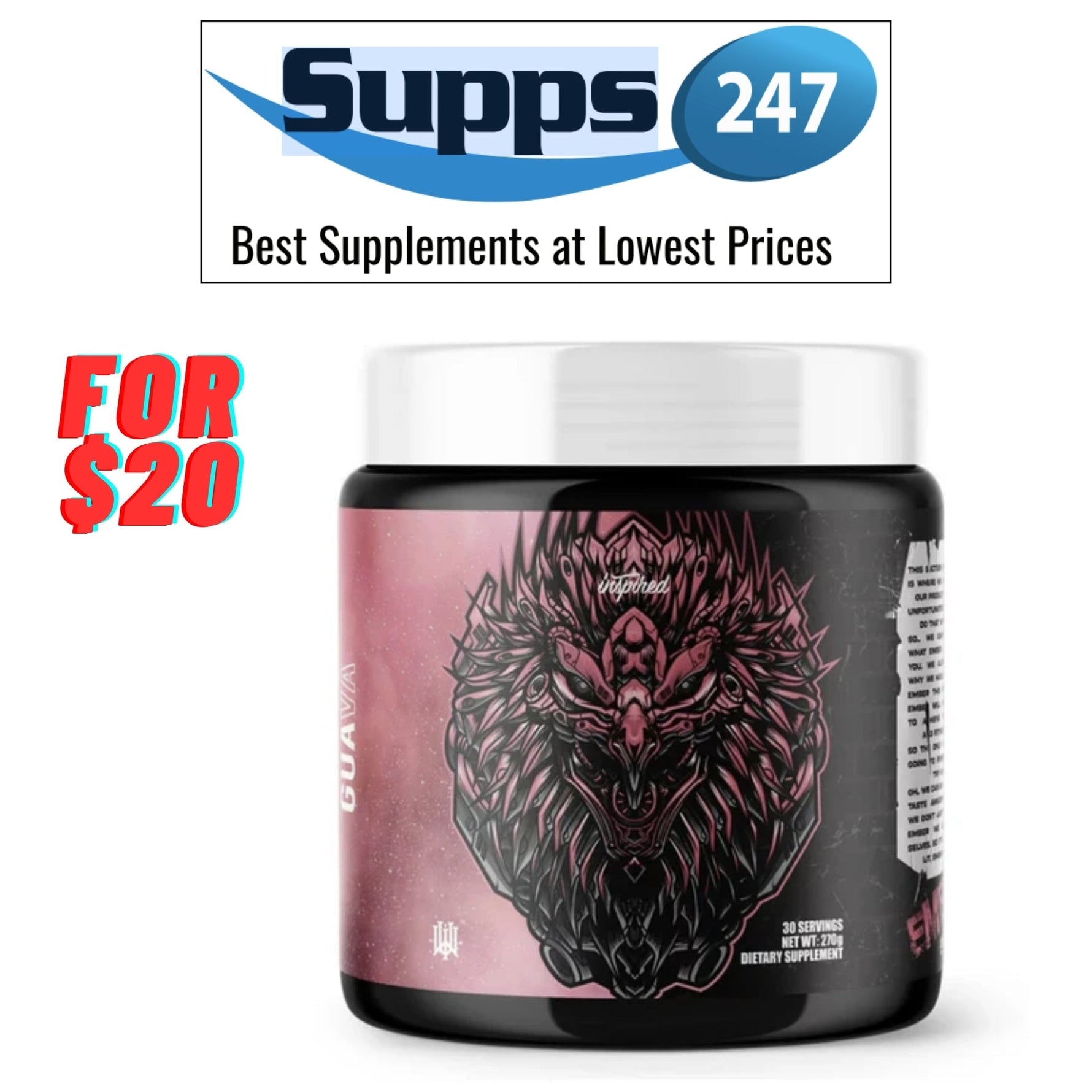 Ignite Your Fitness Journey with Ember Reborn Guava - Now Just $20 at Supps247!.