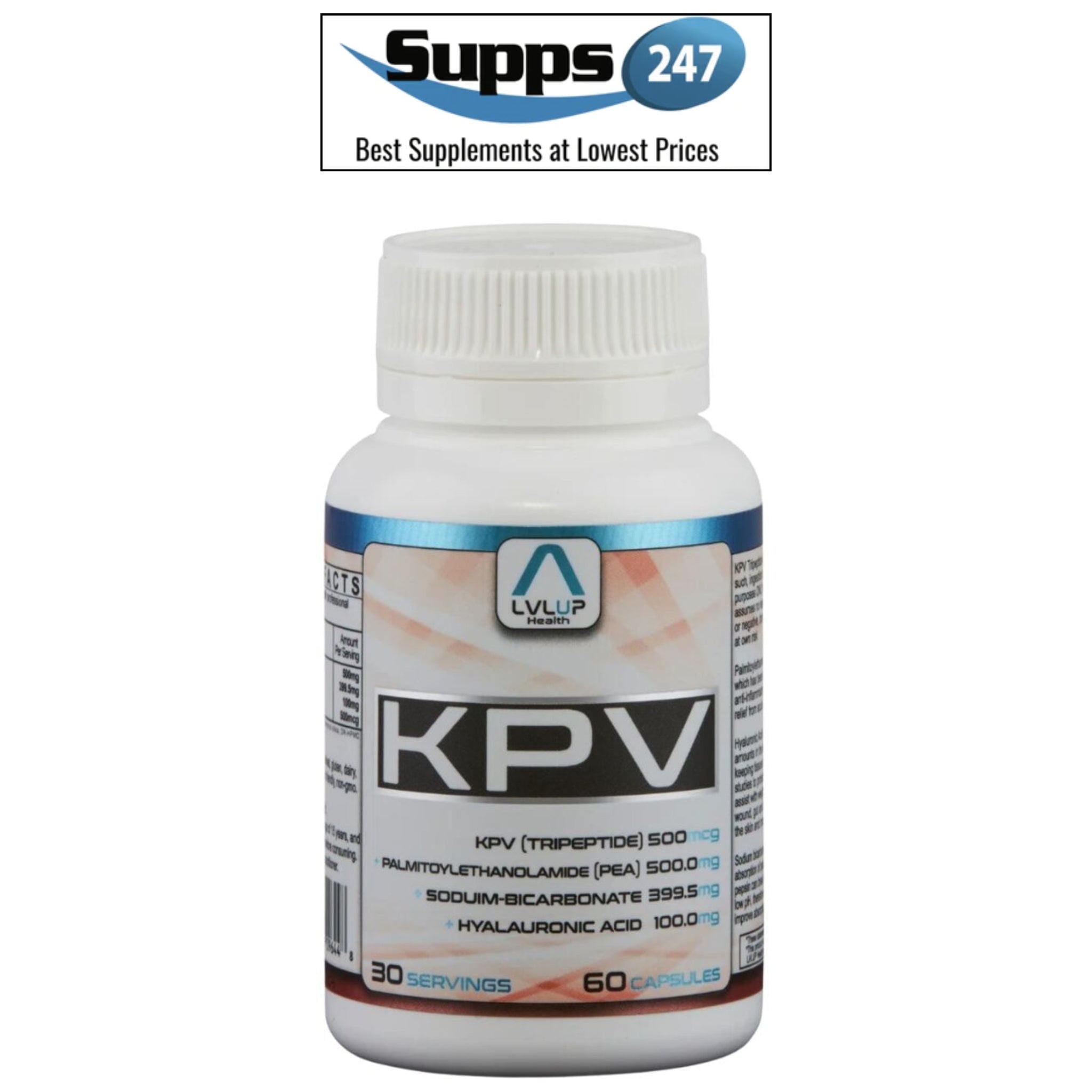 Unlock the Power of Peptides: KPV by LVLUP Now at Supps247.