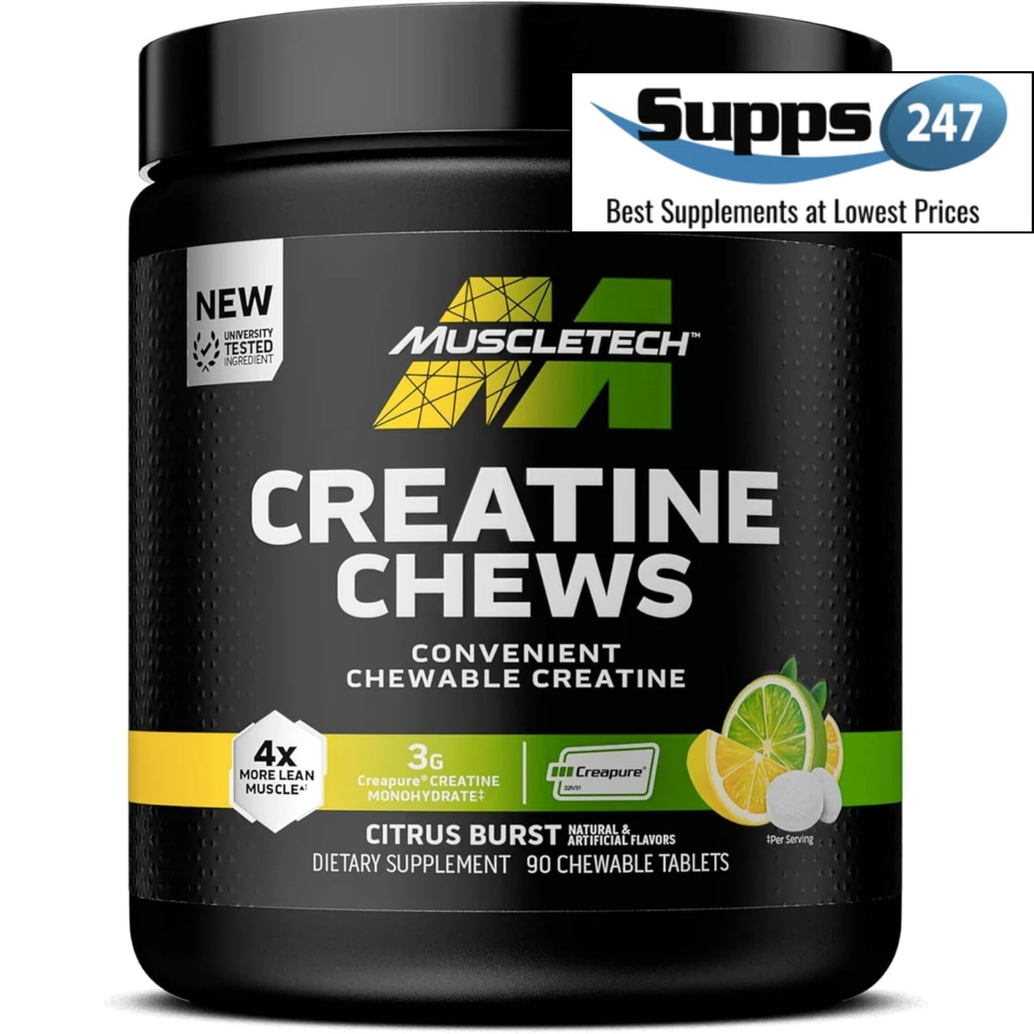 Maximize Your Gains with Muscletech Creatine Chews: Convenience Meets Performance.