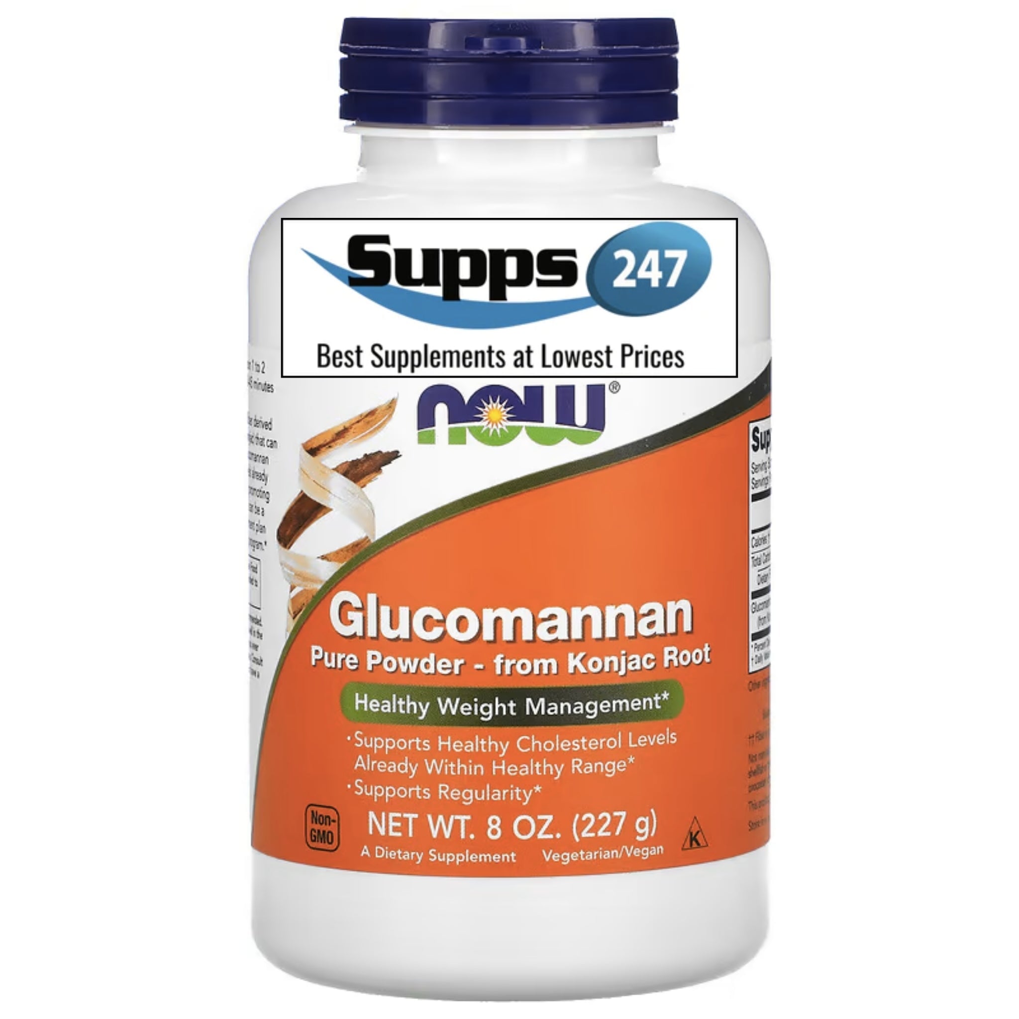 Natural Fiber Supplement  | Discover the Benefits of NOW Glucomannan Pure Powder.