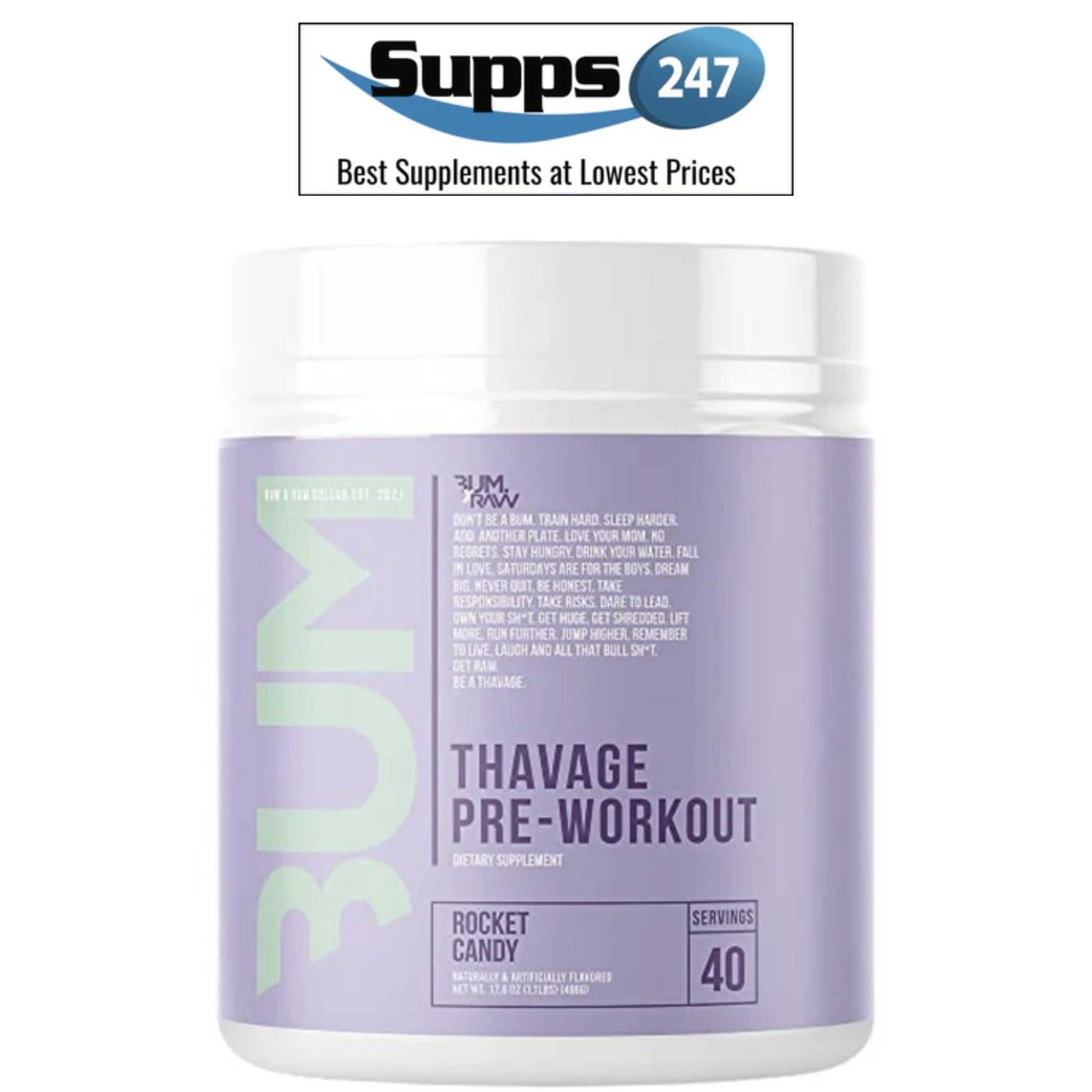 Elevate Your Training with CBUM Series Thavage Pre-Workout: Available Now at Supps247