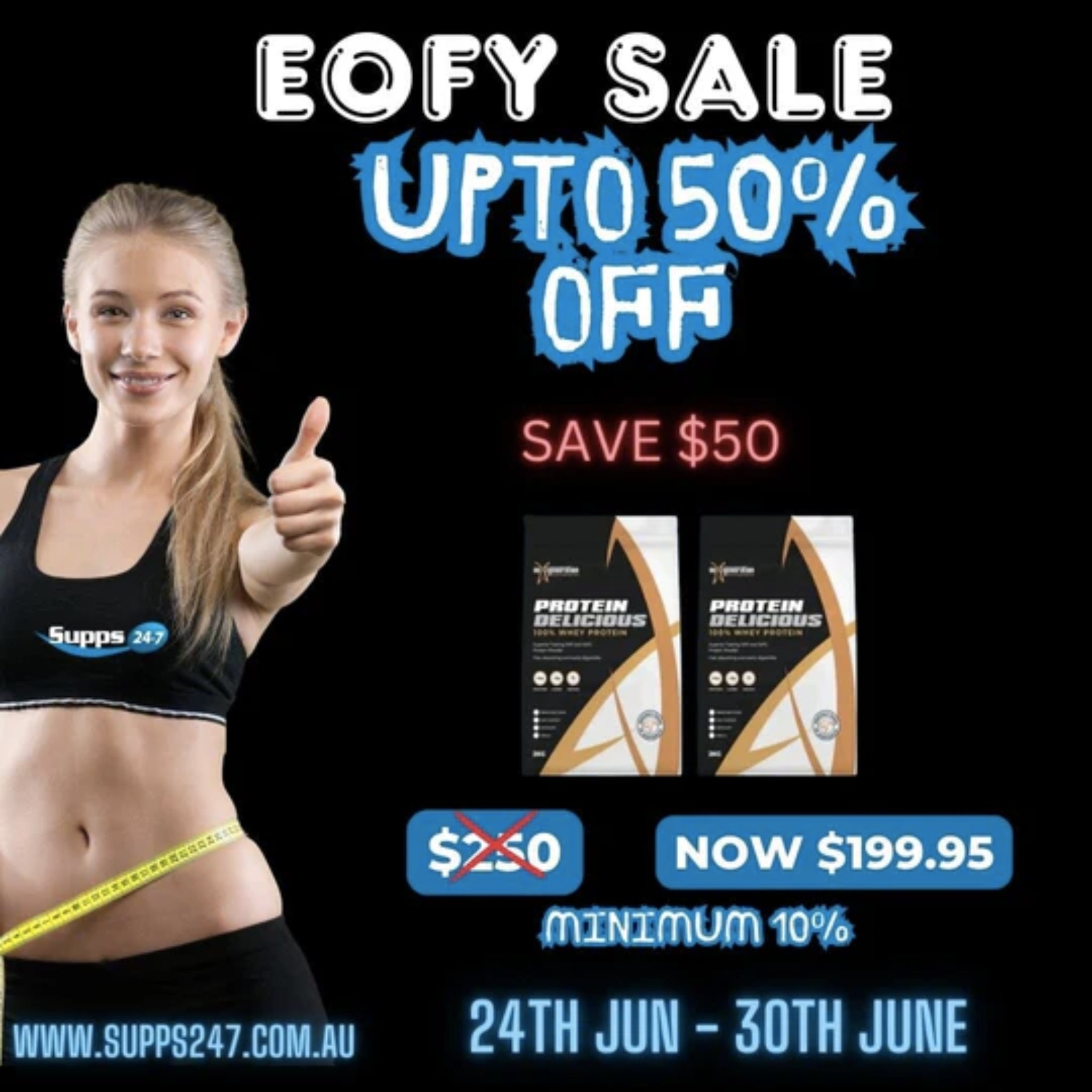 Next Generation Protein Delicious Twin Pack at Supps247 EOFY Sale.