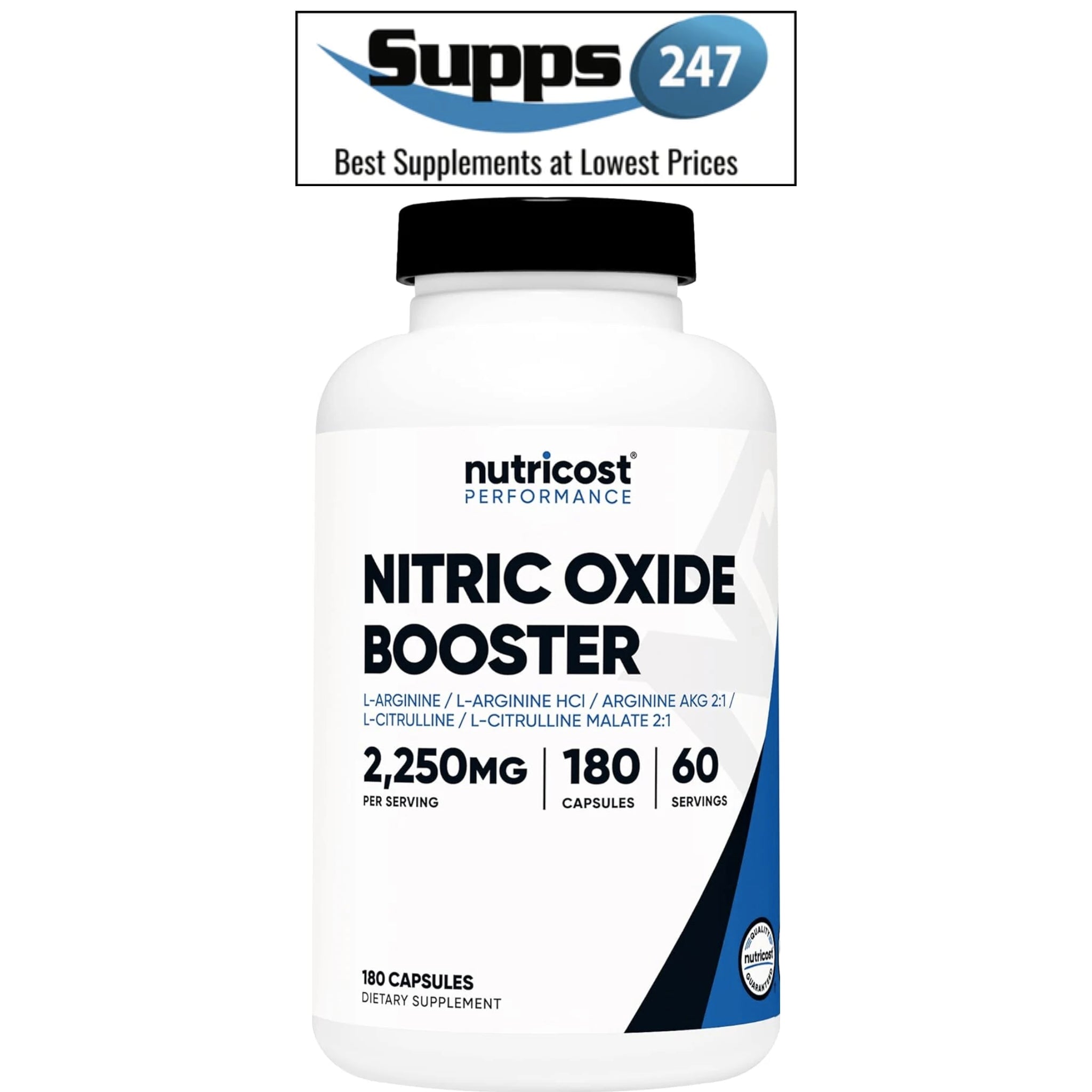 Boost Your Workouts with Nutricost Nitric Oxide Booster from Supps247.