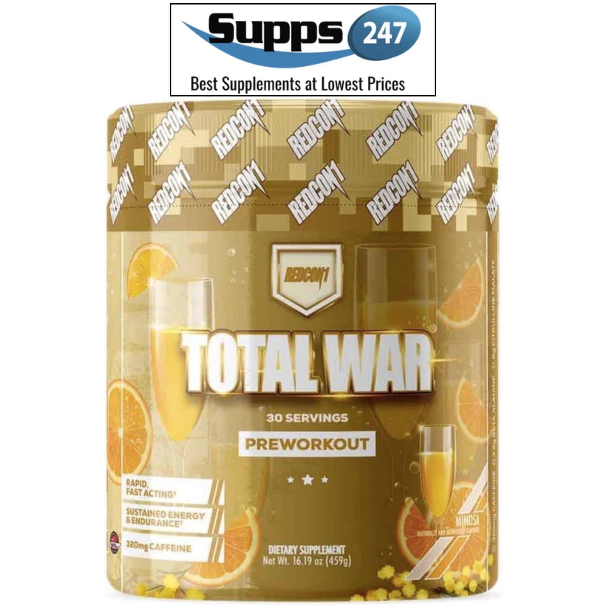Unleash Your Inner Warrior with RedCon1 Total War Pre-Workout – Now at a Discounted Price at Supps247!.