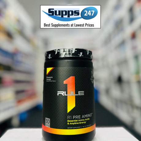 Maximize Your Workout Potential with Rule 1 Pre Amino Energy from Supps247