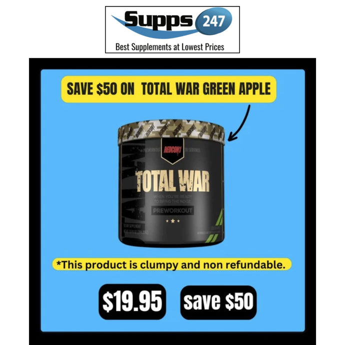 Grab the Incredible Deal on Total War Pre-Workout at Supps247 Craigieburn
