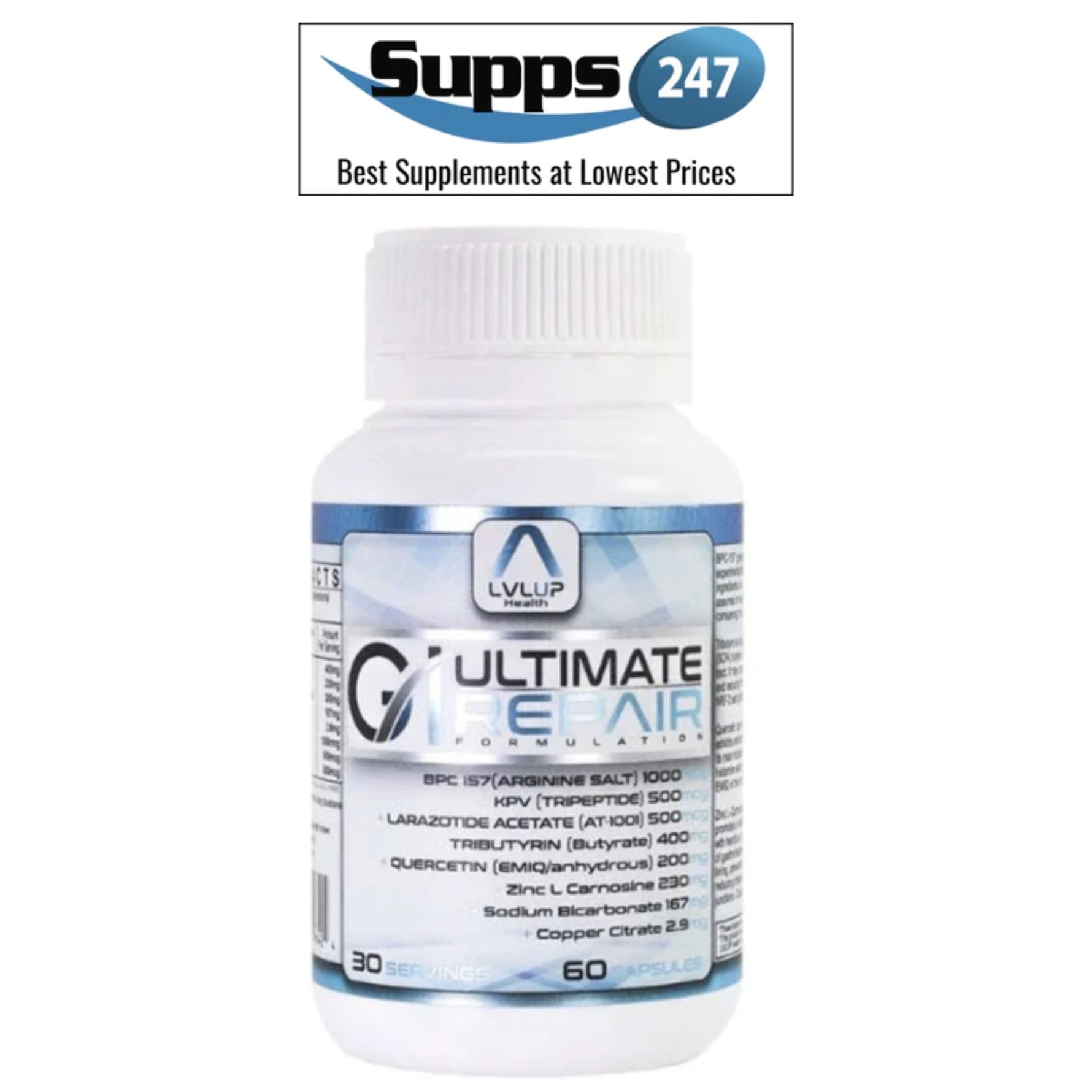 Ultimate GI Repair by LVLUP: Transform Your Digestive Health with Supps247.