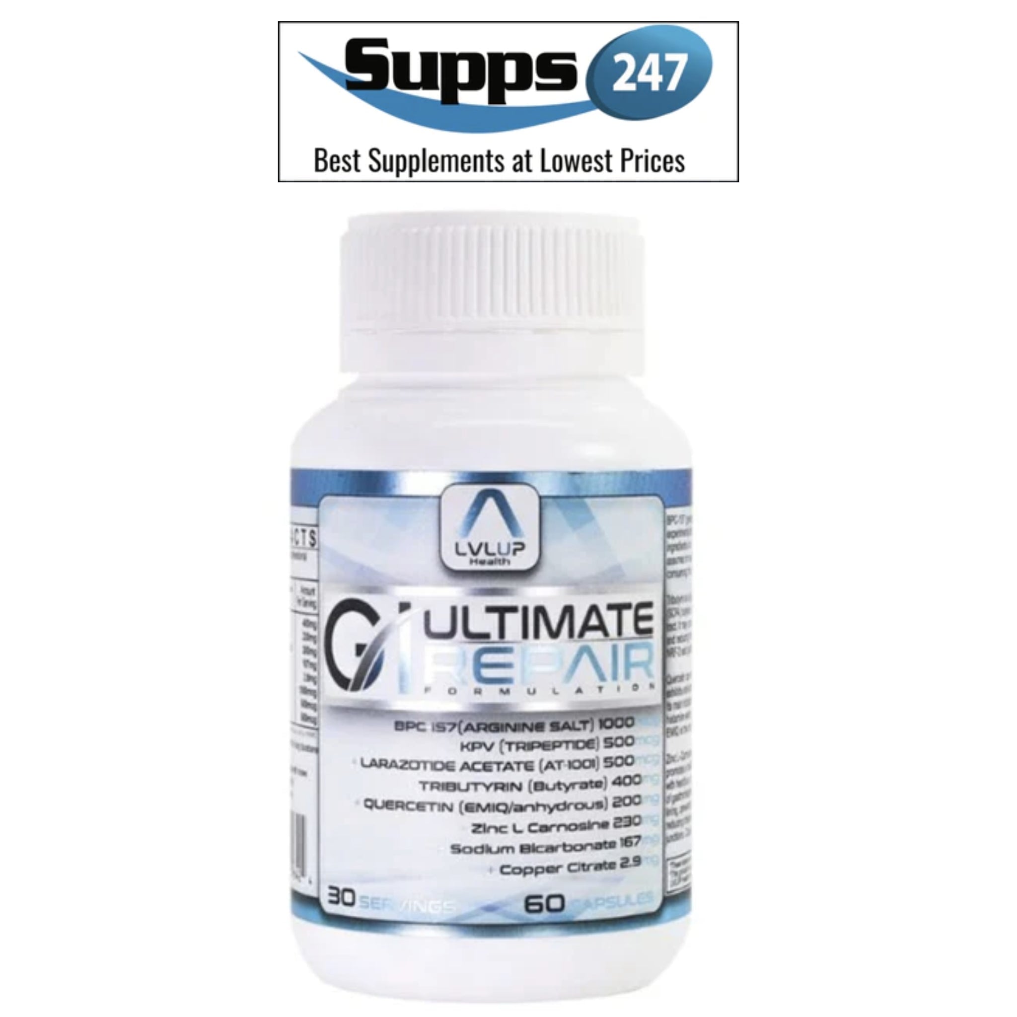 Ultimate GI Repair by LVLUP: Transform Your Digestive Health with Supps247.
