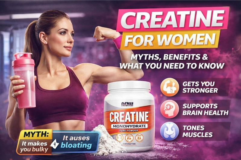Creatine for Women: Myths, Benefits & What You Need to Know