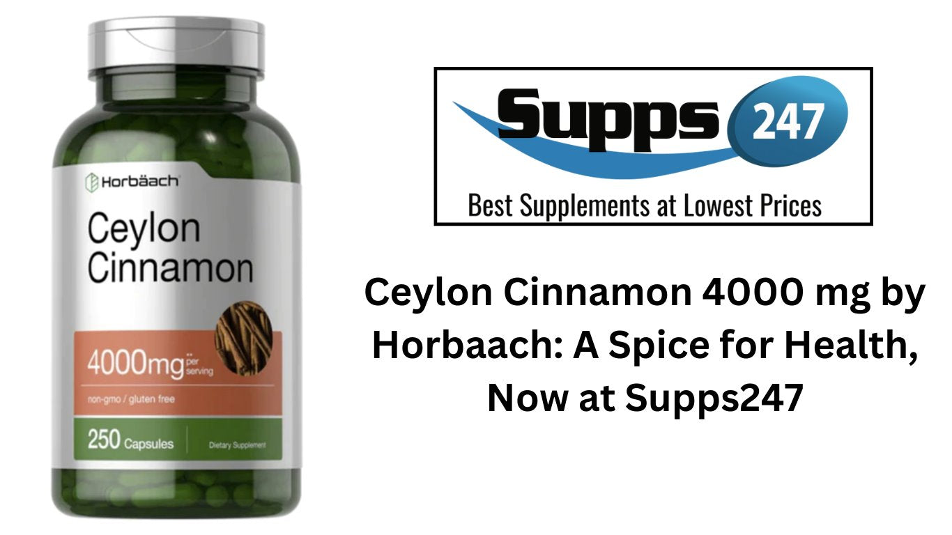 Ceylon Cinnamon 4000 mg by Horbaach: A Spice for Health, Now at Supps247.