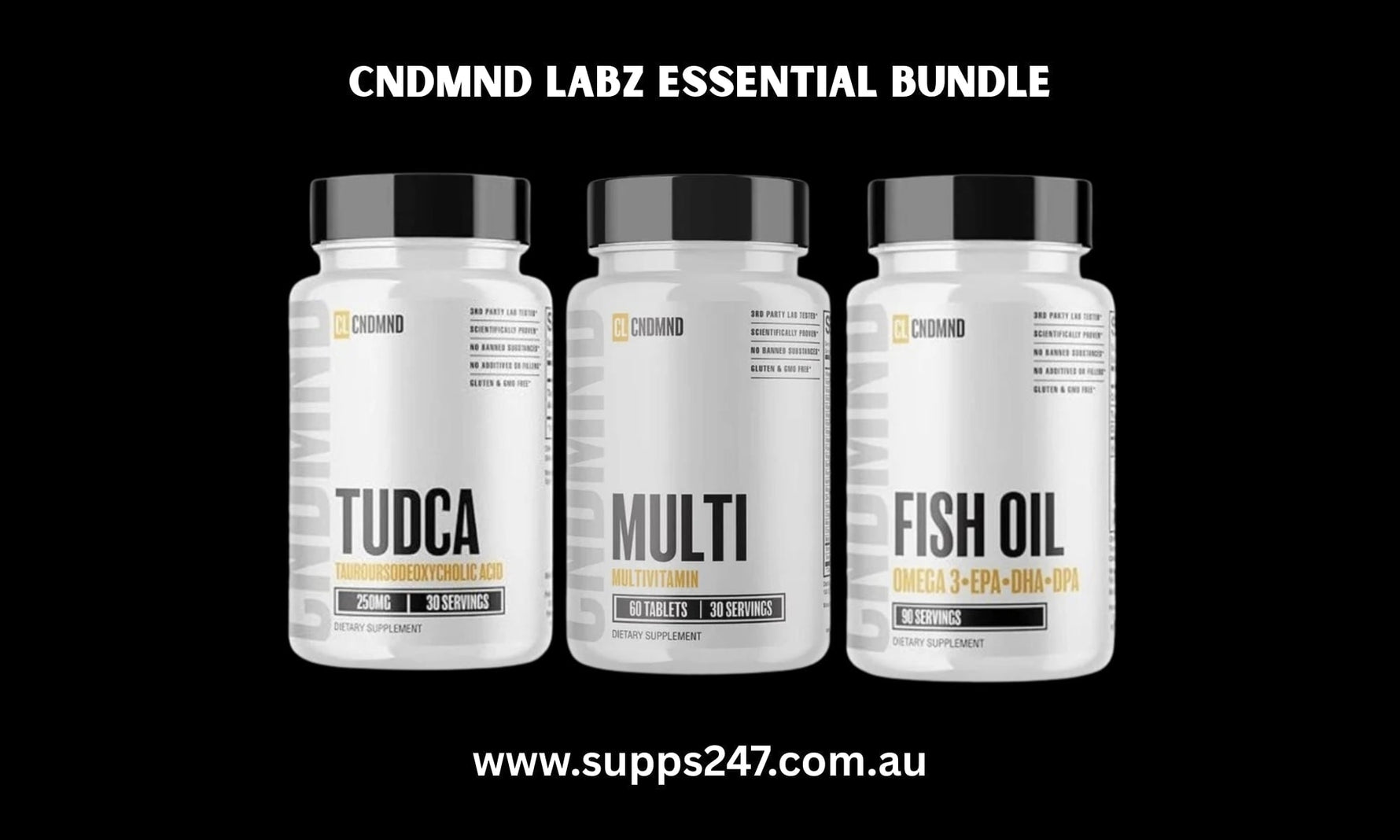 🧬 CNDMND Labz Essentials Bundle – Total Wellness Simplified.